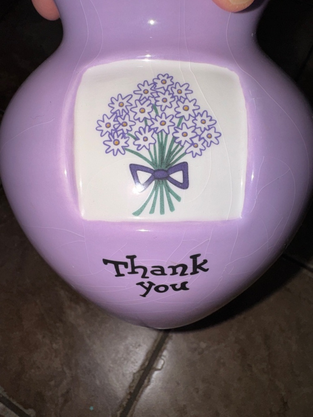 Thank You Lavender Ceramic Vase FTD FLOWERS